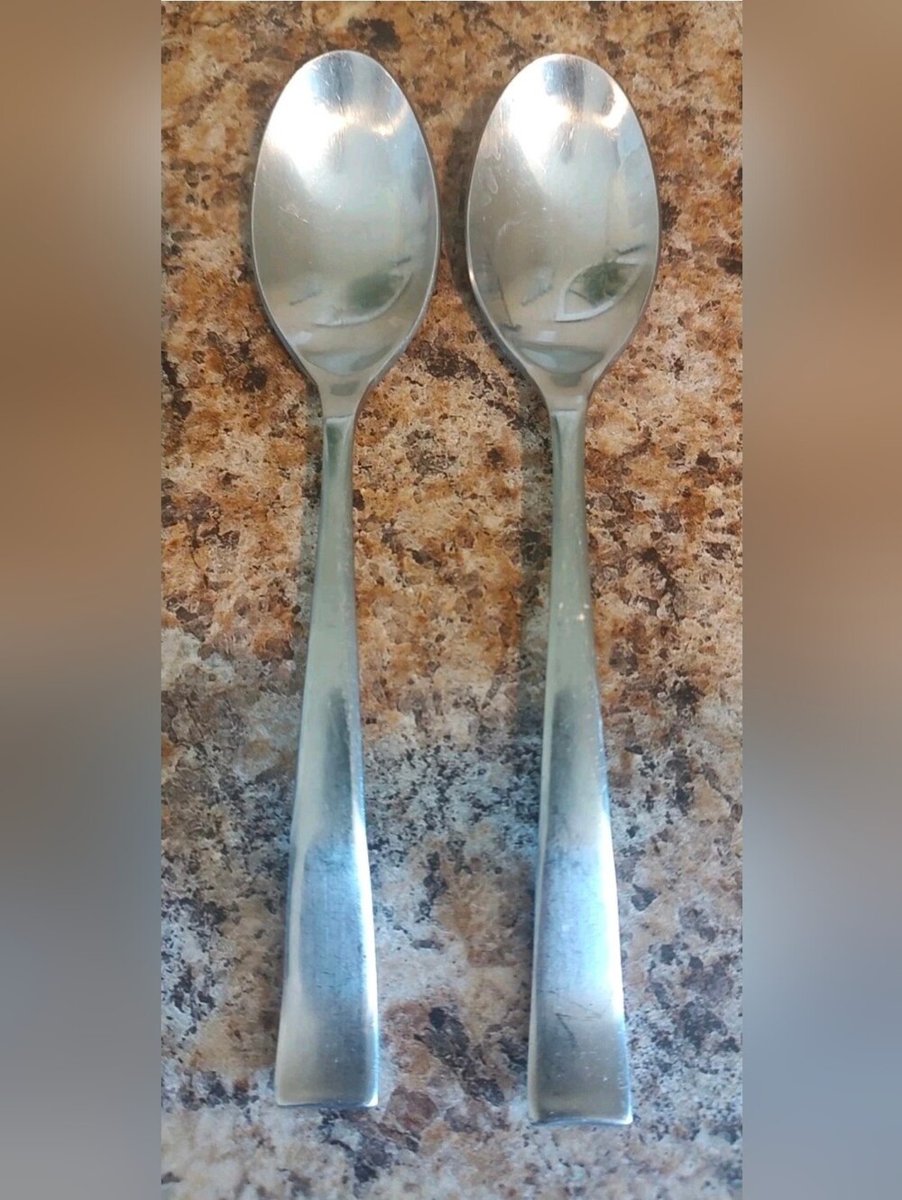 Set Of 2 Gourmet Settings GS 18/10 Symphony Flatware Silverware Soup Spoon